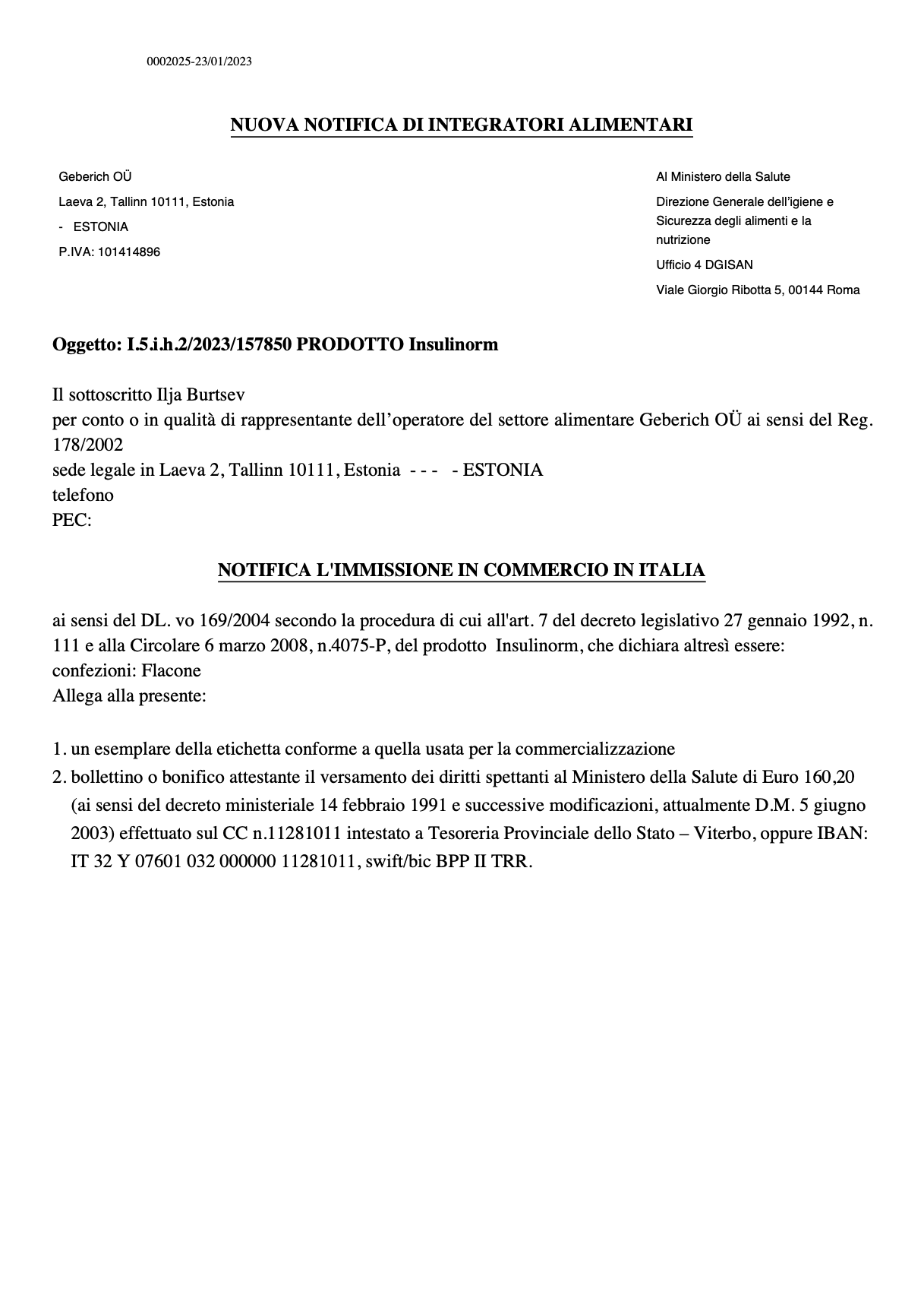 Certificato 1